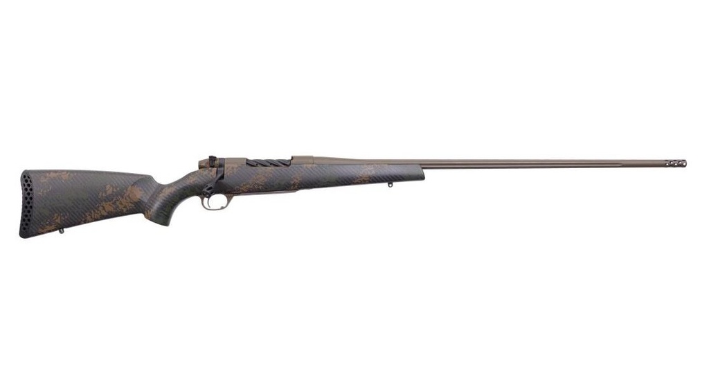 WEATHERBY MBC20N308NR4B MARK V BACKCOUNTRY 2.0 308 WIN 5+1 24" BARREL, PATRIOT BROWN CERAKOTE METAL FINISH, BROWN SPONGE PATTERN BLACK PEAK 44 BLACKTOOTH STOCK