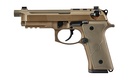 BERETTA USA JS92M9A4M15 M9A4  9MM LUGER 5.10" BARREL 15+1, FLAT DARK EARTH CERAKOTE POLYMER FRAME, SERRATED STEEL OPTIC CUT SLIDE, POLYMER GRIP & DECOCKER SAFETY