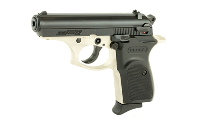 BERSA T22DT THUNDER  MICRO-COMPACT FRAME 22 LR 10+1 3.50" NICKEL STEEL BARREL, MATTE BLACK SERRATED SLIDE, NICKEL ALUMINUM FRAME W/BEAVERTAIL