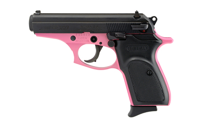 BERSA T380PNK8 THUNDER  MICRO-COMPACT FRAME 380 ACP 8+1 3.50" PINK CERAKOTE STEEL BARREL, MATTE BLACK SERRATED STEEL SLIDE, PINK CERAKOTE ALUMINUM FRAME