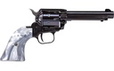 HERITAGE MFG RR22B6GPRL ROUGH RIDER  22 LR 6 SHOT 6.50" BLACK BARREL & CYLINDER BLACK FRAME, ALTAMONT GRAY PEARL GRIPS