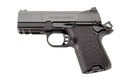 WILSON COMBAT SFX8SCR3 SFX9 SUB-COMPACT 9MM LUGER 10+1 15+1 3.25" STAINLESS STEEL BARREL, BLACK DLC SERRATED STAINLESS STEEL SLIDE, BLACK ALUMINUM FRAME W/BEAVERTAIL & PICATINNY RAIL, BLACK G10 GRIP