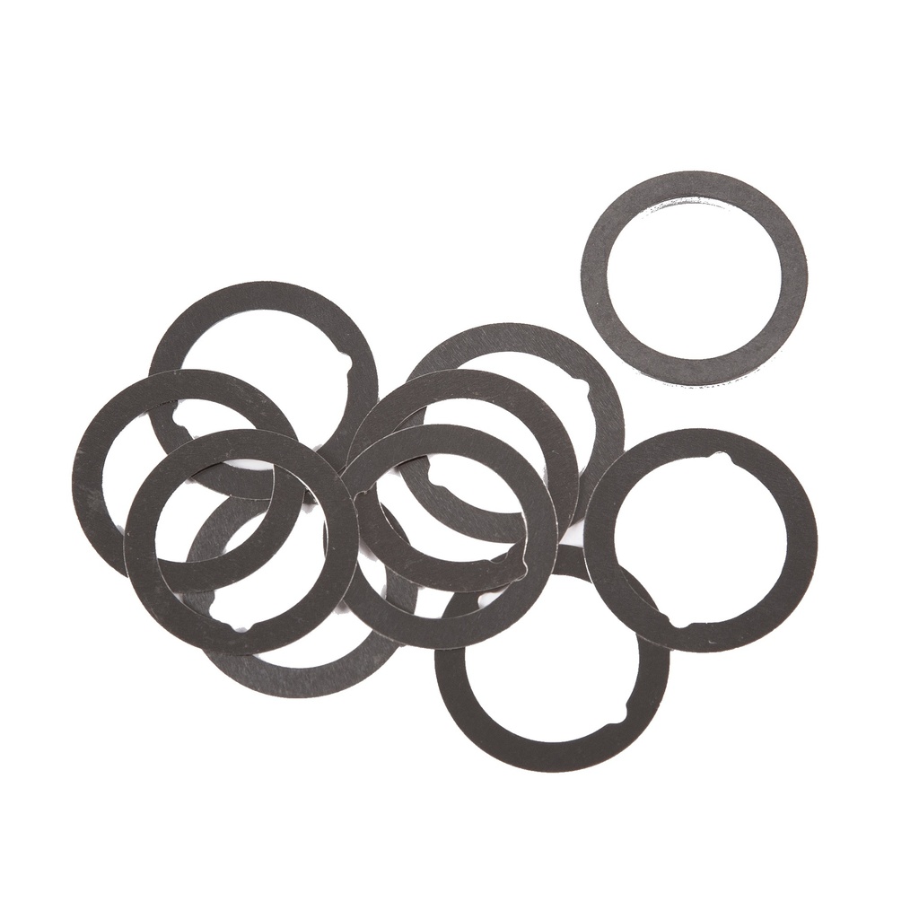 DEAD AIR DA001 SHIM KIT  1/2"-28 TPI 3 DIFFERENT SHIM THICKNESSES INCLUDED (.004", .006", .060")