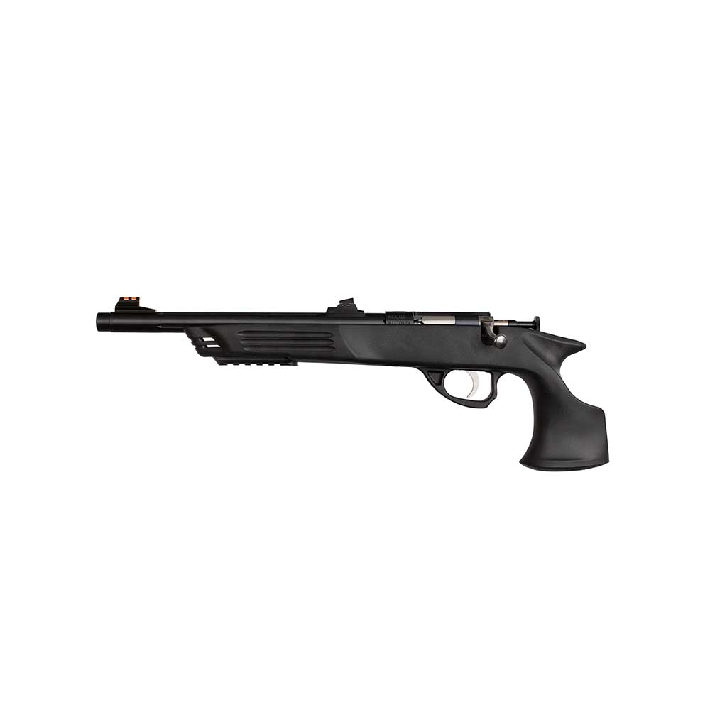 CRICKETT KSA693 ADULT PISTOL  22 LR 1RD 10.50" BLUED THREADED BARREL W/CAP, WILLIAMS FIRE SIGHTS, INTEGRATED PICATINNY ACCESSORY RAIL, SYNTHETIC GRIP, REBOUNDING FIRING PIN SAFETY