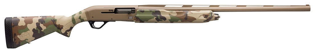 WINCHESTER REPEATING ARMS 511290391 SX4 HYBRID HUNTER 12 GAUGE 26" 4+1 3" FLAT DARK EARTH CERAKOTE REC/BARREL WOODLAND CAMO STOCK RIGHT HAND (FULL SIZE) INCLUDES 3 INVECTOR-PLUS CHOKES