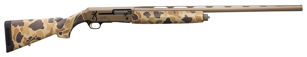 BROWNING 011430204 SILVER FIELD 12 GAUGE WITH 28" BARREL, 3.5" CHAMBER, 4+1 CAPACITY, FLAT DARK EARTH CERAKOTE METAL FINISH & VINTAGE TAN CAMO SYNTHETIC STOCK RIGHT HAND (FULL SIZE)