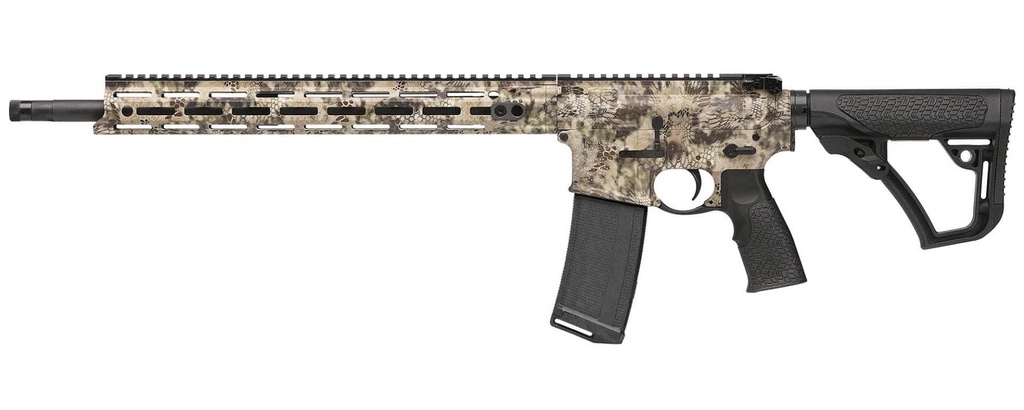 DANIEL DEFENSE 0212881702047 DDM4 HUNTER 5.56X45MM NATO 18" 32+1 BLACK HARD COAT ANODIZED BLACK MIL-SPEC 6 POSITION STOCK BLACK POLYMER GRIP AMBIDEXTROUS HAND