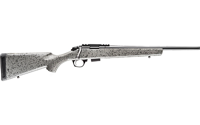 BERGARA RIFLES BMR003 BMR  FULL SIZE 22 WMR 5+1/10+1 18" MATTE BLUED STEEL THREADED BARREL & DRILLED & TAPPED STEEL RECEIVER, FIXED GRAY/BLACK SPECKLED SYNTHETIC STOCK