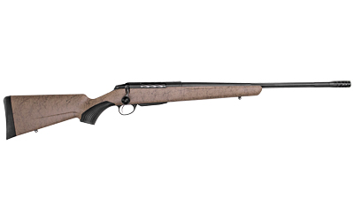 TIKKA JRTXRT319 T3X LITE 6.5 PRC 3+1 24.30" FLUTED/THREADED, BLACK BARREL/REC, BLACK WEBBED TAN ROUGHTECH SYNTHETIC STOCK, INTERCHANGEABLE GRIP, MUZZLE BRAKE
