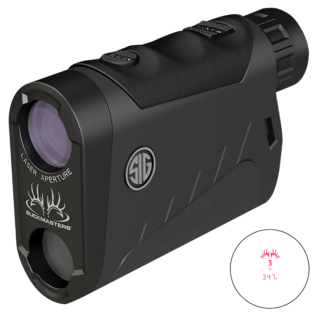 SIG SAUER ELECTRO-OPTICS SOK15601 BUCKMASTERS 1500  6X 22MM 1500 YDS MAX DISTANCE BLACK