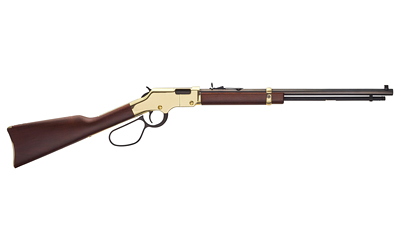 HENRY H004ML GOLDEN BOY LARGE LOOP 22 WMR CALIBER WITH 12+1 CAPACITY, 20.50" BLUED BARREL, BRASSLITE METAL FINISH & AMERICAN WALNUT STOCK RIGHT HAND (FULL SIZE)