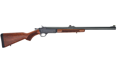 HENRY H01512S SINGLE SHOT  12 GAUGE WITH 24" RIFLED SLUG BARREL, 3" CHAMBER, 1RD CAPACITY, BLUED METAL FINISH & AMERICAN WALNUT STOCK RIGHT HAND (FULL SIZE)