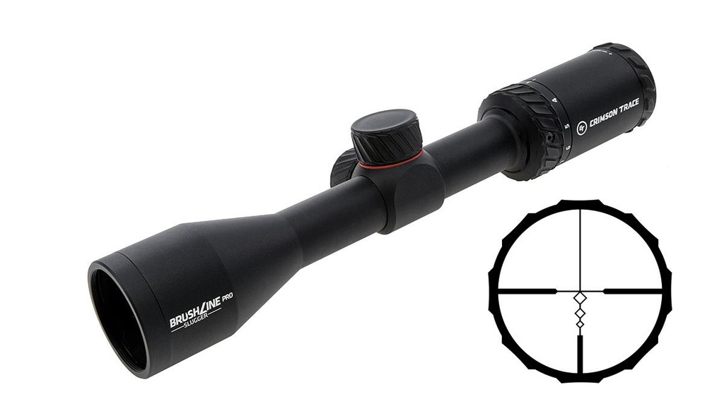 CRIMSON TRACE 0101680 BRUSHLINE PRO  3-9X 40MM OBJ 1" TUBE BDC SLUGGER