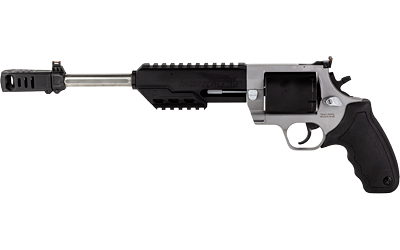 TAURUS 2460105RH RAGING HUNTER  460 S&W MAG 5RD 10.50" MATTE BLACK OXIDE BARREL & CYLINDER MATTE STAINLESS STEEL FRAME BLACK RUBBER WITH INTEGRATED CUSHION INSERT GRIP