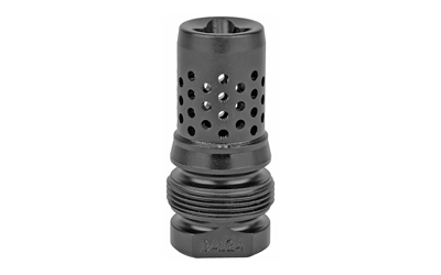 DEAD AIR DA124 XENO MUZZLE BRAKE BLACK NITRIDE 4140 STEEL WITH 5/8"-24 TPI THREADS