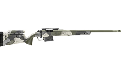 SPRINGFIELD ARMORY BAW92265CMG MODEL 2020 WAYPOINT  6.5 CREEDMOOR 5+1 CAP 22" MIL-SPEC GREEN CERAKOTE REC/BARREL EVERGREEN CAMO CARBON FIBER HYBRID PROFILE WITH M-LOK STOCK RIGHT HAND (FULL SIZE)