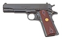 COLT MFG O1911CRB 1911 GOVERNMENT 45 ACP 7+1 5" STAINLESS NATIONAL MATCH BARREL, POLISHED BLUED SERRATED STEEL SLIDE & FRAME W/BEAVERTAIL, WOOD GRIP