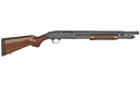 MOSSBERG 52151 590 RETROGRADE 12 GAUGE PUMP 3" 6+1 18.50" MATTE BLUED HEAT SHIELD BARREL, MATTE BLUED STAINLESS STEEL DRILLED & TAPPED RECEIVER, WALNUT FIXED  STOCK, CYLINDER BORE CHOKE