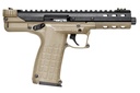 KEL-TEC CP33TAN CP33  22 LR 33+1 5.50" BLACK PORTED/THREADED BARREL, BLACK SERRATED/OPTIC READY SLIDE, TAN POLYMER FRAME W/M-LOK, POLYMER GRIP, AMBIDEXTROUS