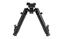 WARNE 7901M SKYLINE PRECISION BIPOD  MADE OF MATTE BLACK ALUMINUM WITH PICATINNY RAIL ATTACHMENT TYPE, RAPID LEG DEPLOYMENT, 22 DEGREE CANT, 44 DEGREE PAN & 6.90-9.10" VERTICAL ADJUSTMENT