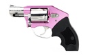 CHARTER ARMS 53852 CHIC LADY OFF DUTY SMALL 38 SPECIAL, 5 SHOT 2" HIGH POLISHED STAINLESS STEEL BARREL & CYLINDER, PINK ALUMINUM FRAME, PEARL GRIP, CONCEALED HAMMER