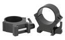 LEUPOLD 174078 QRW2 CROSS-SLOT SCOPE RING SET MATTE BLACK STEEL 30MM TUBE HIGH QUICK RELEASE PICATINNY/WEAVER