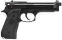 BERETTA USA J92M9A0CA M9 *CA COMPLIANT FULL SIZE FRAME 9MM LUGER 10+1, 4.90" STEEL BARREL, BLACK BRUNITON SERRATED STEEL SLIDE & ALUMINUM FRAME W/BEAVERTAIL, AMBIDEXTROUS