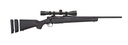 MOSSBERG 27853 PATRIOT SUPER BANTAM 7MM-08 REM CALIBER WITH 5+1 CAPACITY, 20" FLUTED BARREL, MATTE BLUED METAL FINISH & BLACK SYNTHETIC STOCK RIGHT HAND (YOUTH) INCLUDES 3-9X40MM SCOPE