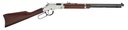 HENRY H004SEM SILVER EAGLE  FULL SIZE 22 WMR 12+1 20.50" BLUED OCTAGON BARREL, NICKEL-PLATED STEEL RECEIVER, AMERICAN WALNUT STOCK RIGHT HAND