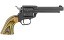 HERITAGE MFG RR22MBS4 ROUGH RIDER  22 LR 22 WMR 6 SHOT 4.75" BLACK SATIN BARREL, CYLINDER & FRAME, CAMO LAMINATE GRIPS