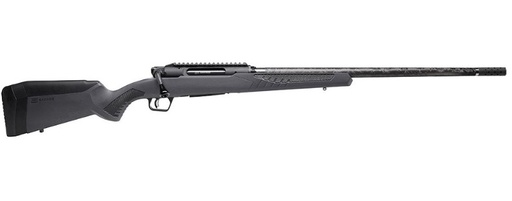 [011356579102] SAVAGE ARMS 57910 IMPULSE DRIVEN HUNTER 300 WIN MAG 3+1 20" MATTE BLACK THREADED BARREL, MATTE BLACK CARBON STEEL RECEIVER W/PICATINNY RAIL, GRAY ACCUSTOCK SYNTHETIC STOCK, AMBIDEXTROUS