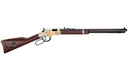 HENRY H004FM GOLDEN BOY FIREFIGHTER TRIBUTE 22 SHORT, 22 LONG OR 22 LR CALIBER WITH 16 LR/21 SHORT CAPACITY, 20" BLUED BARREL, NICKEL-PLATED METAL FINISH & AMERICAN WALNUT STOCK RIGHT HAND (FULL SIZE)
