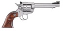 RUGER 8100 SINGLE-TEN  22 LR 10RD 5.50" SATIN STAINLESS STEEL BARREL, CYLINDER & FRAME, HARDWOOD GUNFIGHTER GRIP, TRANSFER BAR SAFETY, EXPOSED HAMMER