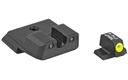 TRIJICON 600558 HD NIGHT SIGHTS  GREEN/TRITIUM YELLOW OUTLINE FRONT SIGHT-GREEN TRITIUM BLACK OUTLINE REAR SIGHT SMITH & WESSON M&P/M&P M2.0