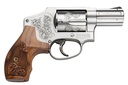 SMITH & WESSON 150784 MODEL 640 *CA COMPLIANT 357 MAG  2.13" STAINLESS ENGRAVED BARREL , 5RD STAINLESS ENGRAVED CYLINDER, MATTE SILVER STAINLESS STEEL ENGRAVED J FRAME , WOOD ENGRAVED GRIP