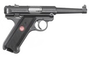 RUGER 40104 MARK IV  22 LR 10+1 4.75" SATIN STAINLESS TAPERED BARREL, BLUED STEEL SLIDE & ALUMINUM FRAME, CHECKERED SYNTHETIC GRIP