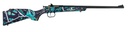 CRICKETT KSA2172 YOUTH  22 LR 1RD 16.12" BLUED BARREL & RECEIVER, FIXED FRONT/ADJUSTABLE REAR PEEP SIGHTS, MUDDY GIRL SERENITY SYNTHETIC STOCK W/11.5" LOP, REBOUNDING FIRING PIN SAFETY