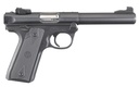 RUGER 40107 MARK IV 22/45 22 LR 10+1 5.50" BULL BARREL, BLUED STEEL SLIDE & FRAME, CHECKERED 1911-STYLE PANEL GRIP