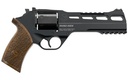 CHIAPPA FIREARMS 340167 RHINO 60DS  LARGE FRAME 9MM LUGER 6 SHOT, 6" BLACK ANODIZED STEEL VENT RIB BARREL & CYLINDER, BLACK ANODIZED ALUMINUM FRAME, WALNUT GRIP, CONCEALED HAMMER