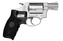 SMITH & WESSON 163052 MODEL 637 W/LASER J-FRAME 38 SPECIAL +P 5 SHOT 1.88" STAINLESS STEEL BARREL, STAINLESS CYLINDER, MATTE SILVER ALUMINUM FRAME, BLACK CRIMSON TRACE LASERGRIP