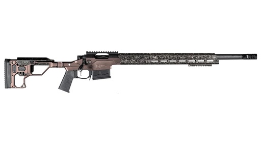 [696528086437] CHRISTENSEN ARMS 8010300902 MODERN PRECISION  6.5 CREEDMOOR 24" THREADED CARBON FIBER BARREL 5+1, BLACK NITRIDE FINISH, DESERT BROWN ANODIZED FOLDING STOCK, POLYMER GRIP