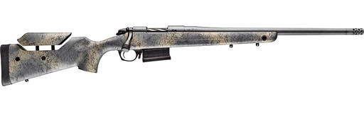 [043125015221] BERGARA RIFLES B14S652 B-14 WILDERNESS TERRAIN 6.5 CREEDMOOR 5+1 24" THREADED, SNIPER GRAY CERAKOTE BARREL/REC, ADJ. CHEEK PIECE SOFTTOUCH WOODLAND CAMO STOCK WITH MINI-CHASSIS, OMNI MUZZLE BRAKE