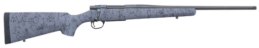 [682146888850] HOWA HHSSL308GRY 1500 SUPERLITE GEN2 FULL SIZE 308 WIN 3+1 20" BLACK THREADED BARREL, MATTE BLUE STEEL DRILLED & TAPPED RECEIVER, GRAY W/BLACK WEBBING HS PRECISION SYNTHETIC STOCK, RIGHT HAND