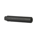 HUXWRX FLOW 22 TI SUPPRESSOR FLOW-THROUGH 3D TITANIUM BLK