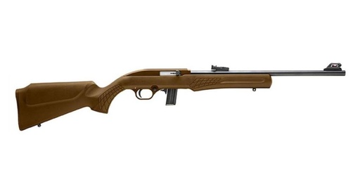 [754908254101] ROSSI RS22L1811L RS22  SEMI-AUTO 22 LR 10+1 18" BLACK BARREL, BRONZE MONTE CARLO STOCK/REC, FIBER OPTIC SIGHTS