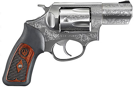 [736676057641] RUGER SP101 PREMIER 357 MAG FULLY ENGRAVED (TALO)