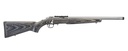 RUGER AMERICAN 17HMR TARGET 18" SS THREADED BLACK LAMINATE
