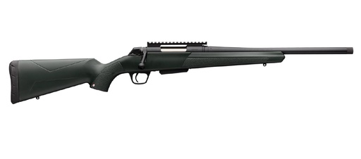 [048702019395] WINCHESTER REPEATING ARMS 535757289 XPR STEALTH 6.5 CREEDMOOR CALIBER WITH 3+1 CAPACITY, 16.50" THREADED BARREL, BLACK PERMA-COTE METAL FINISH & GREEN SYNTHETIC STOCK RIGHT HAND (FULL SIZE)
