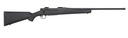 MOSSBERG 28243 PATRIOT  FULL SIZE 6.5 PRC 4+1 24" MATTE BLUED FLUTED THREADED BARREL, DRILLED & TAPPED MATTE BLUED STAINLESS STEEL RECEIVER, BLACK FIXED SYNTHETIC STOCK