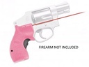 CRIMSON TRACE 0134801 LASERGRIPS  FITS S&W J-FRAME ROUND BUTT, RED LASER 633NM WAVELENGTH 5MW OUTPUT, PINK POLYMER